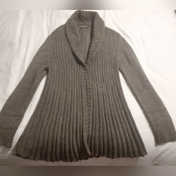 Suzy Shier | Knit Open Front Long Sweater | Size L - Picture 3 of 5